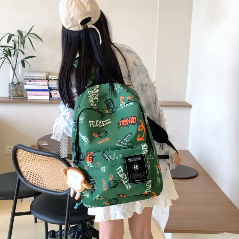 URBAN FOREST Nylon Backpack Unisex Multicolor-19