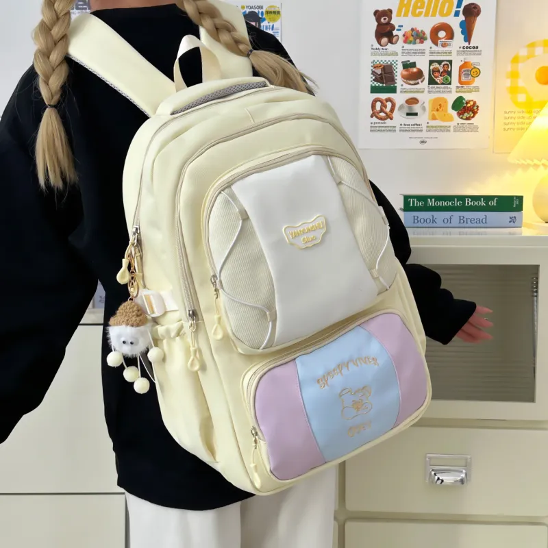 URBAN FOREST Polyester Backpack Regular Women's Multicolor-10
