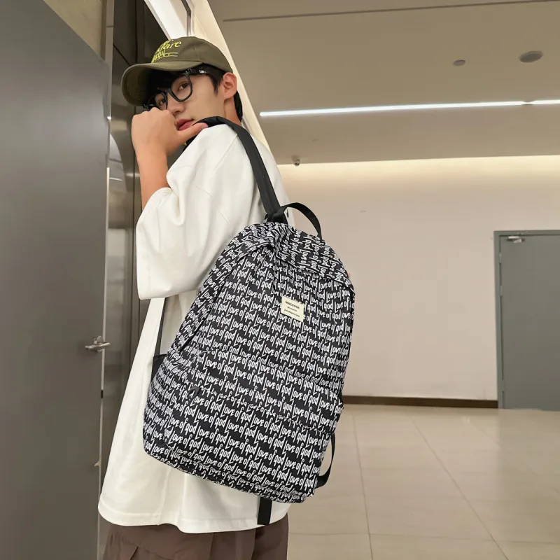 URBAN FOREST Nylon Backpack Unisex Multicolor-14