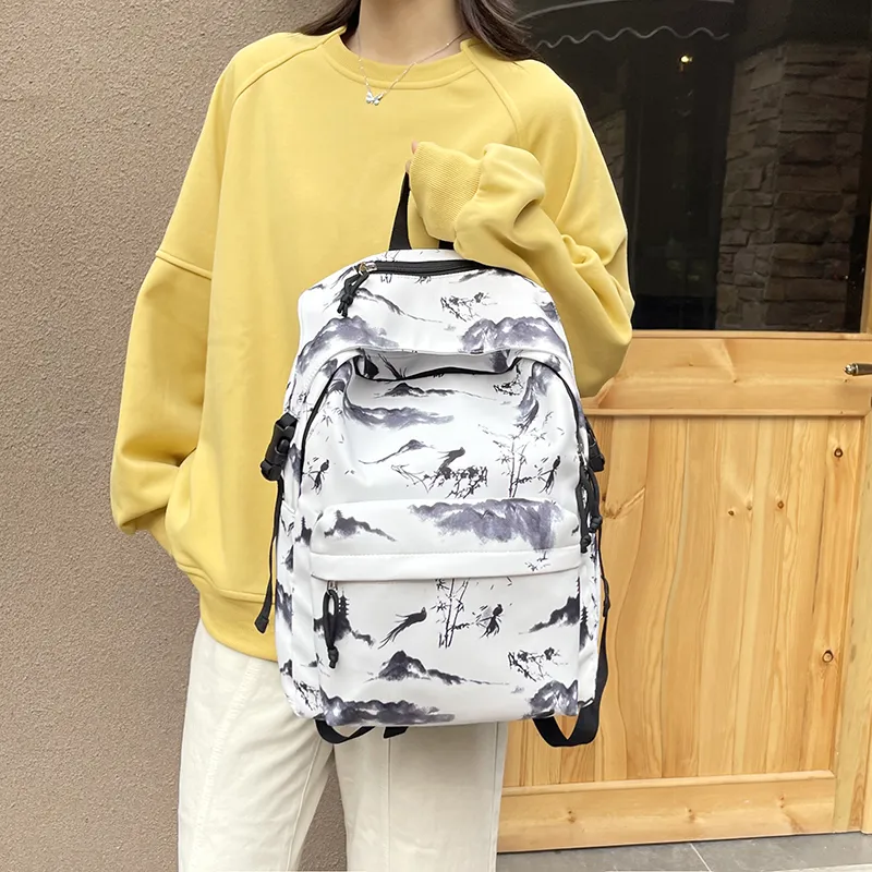 URBAN FOREST Nylon Backpack Unisex Multicolor-4