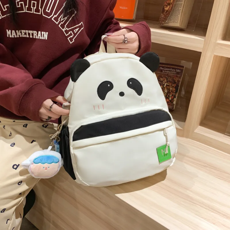 URBAN FOREST Nylon Backpack Women's White-2