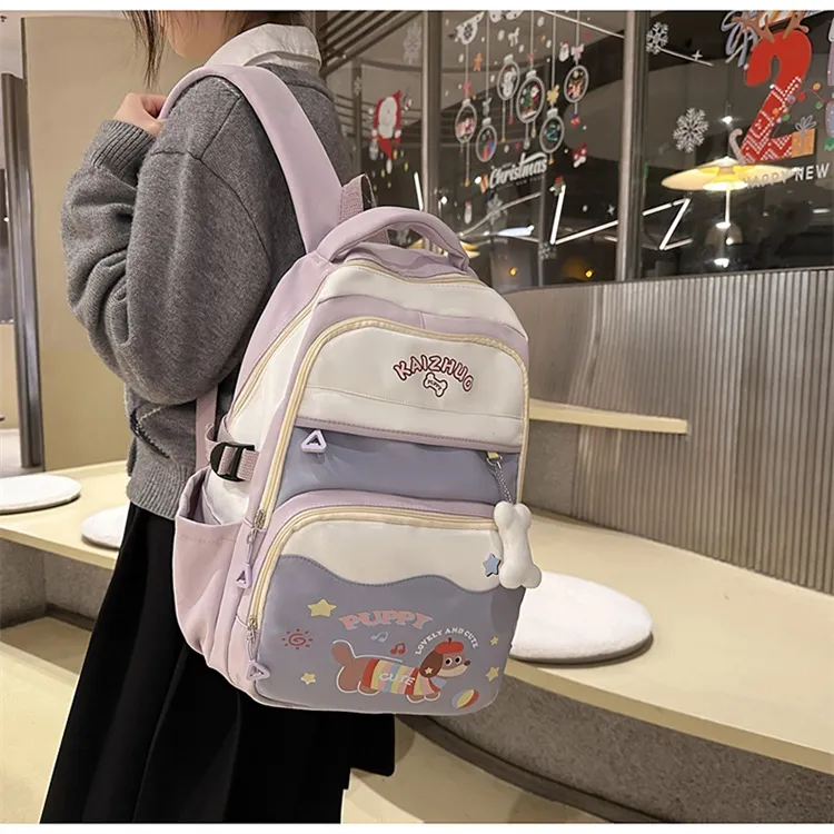 URBAN FOREST Nylon Backpack Unisex Multicolor-4