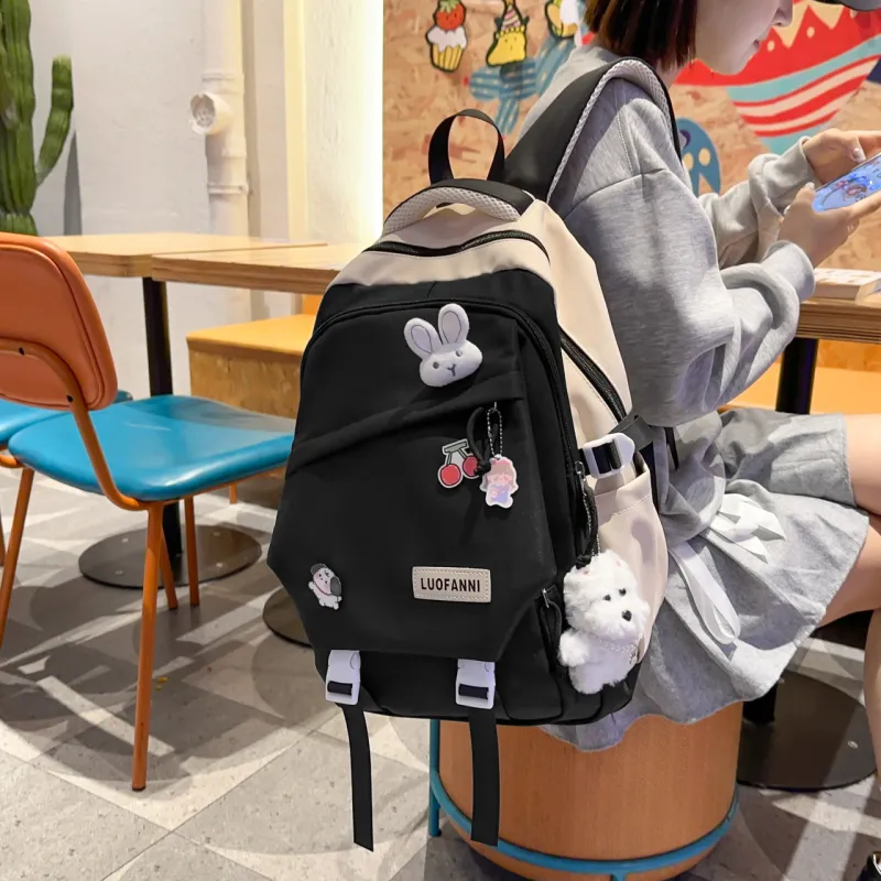 URBAN FOREST Nylon Backpack Women's Multicolor-3