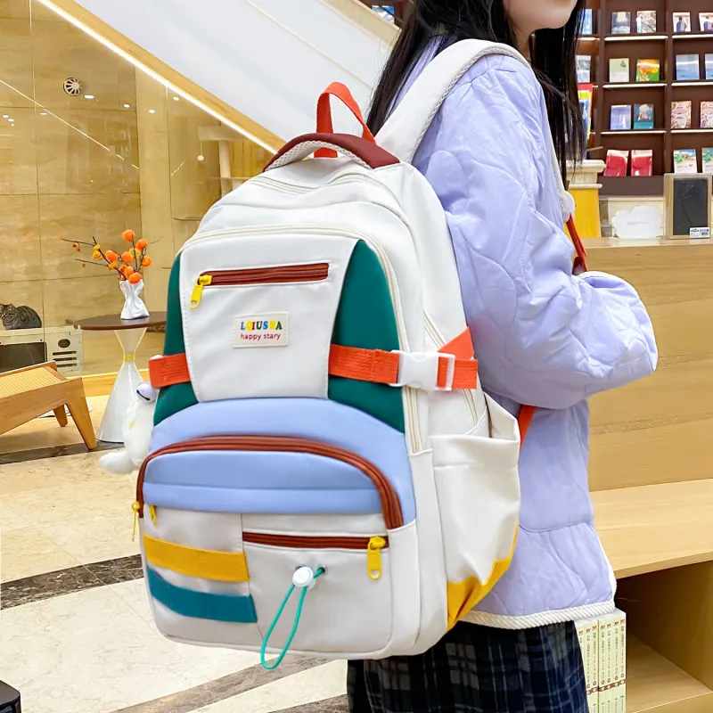 URBAN FOREST Nylon Backpack Regular Unisex Multicolor-14