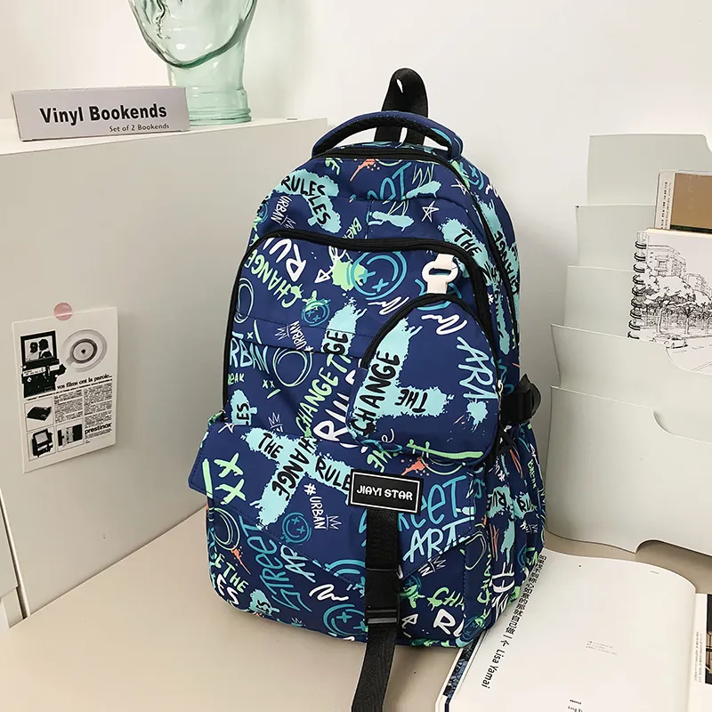 URBAN FOREST Nylon Backpack Unisex Multicolor-4