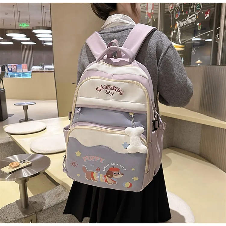 URBAN FOREST Nylon Backpack Unisex Multicolor-1