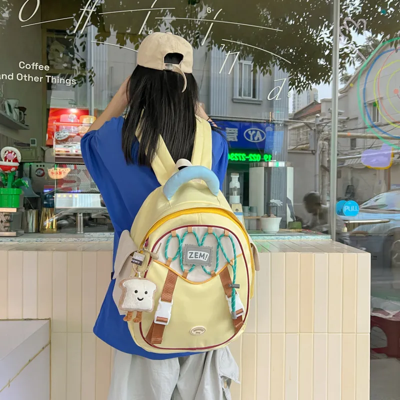 URBAN FOREST Composite Fabric Backpack Regular Women's Multicolor-7