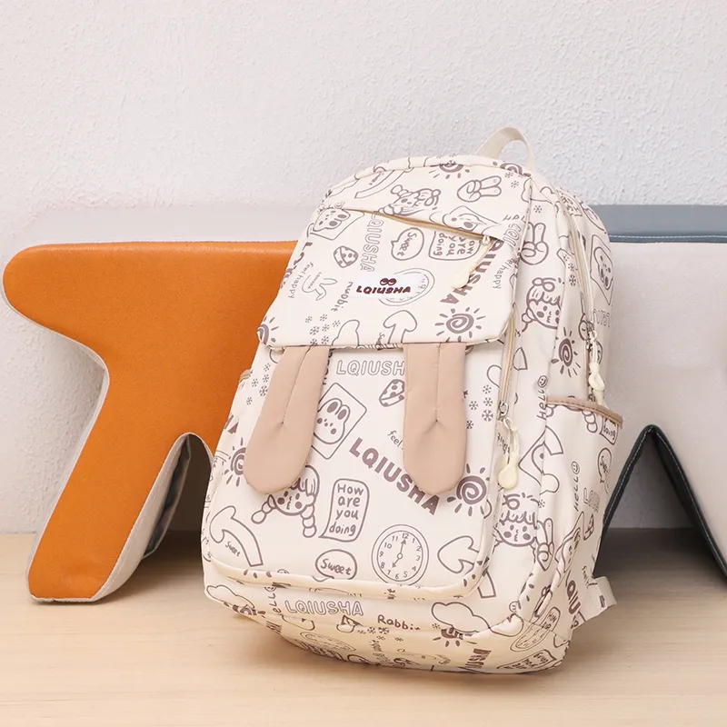 URBAN FOREST Canvas Backpack Regular Unisex Multicolor-1