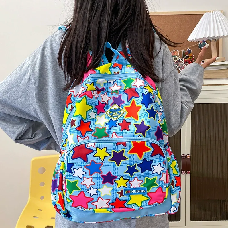 URBAN FOREST High Quality Nylon Fabric Backpack Regular Women's Multicolor-4