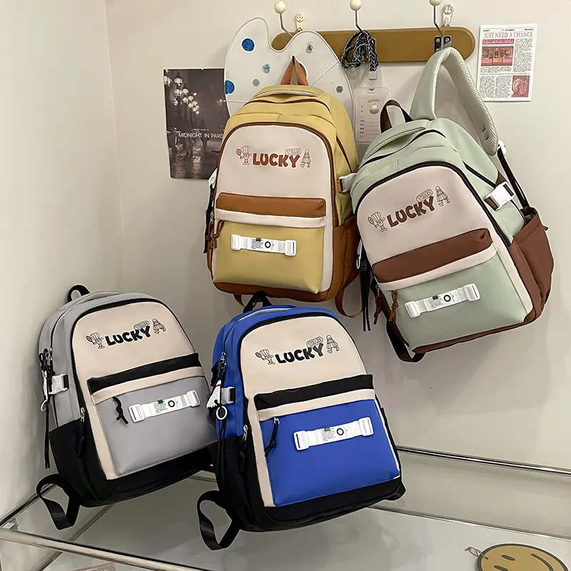 URBAN FOREST Nylon Backpack Unisex Multicolor-4