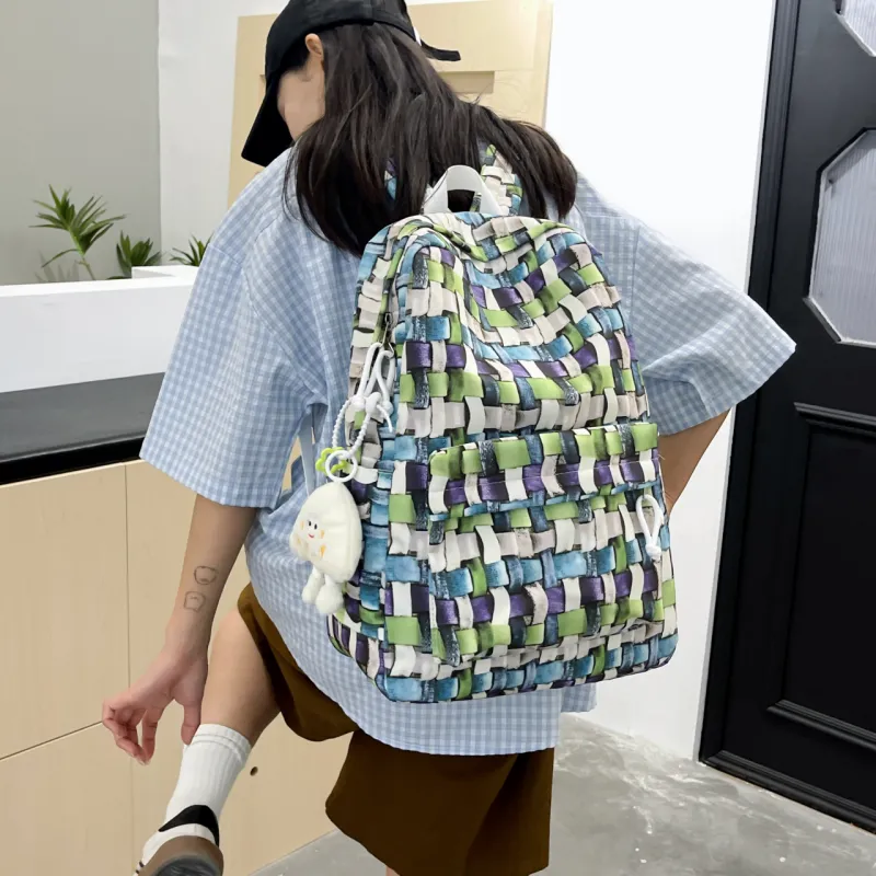 URBAN FOREST Nylon Backpack Unisex Multicolor-13