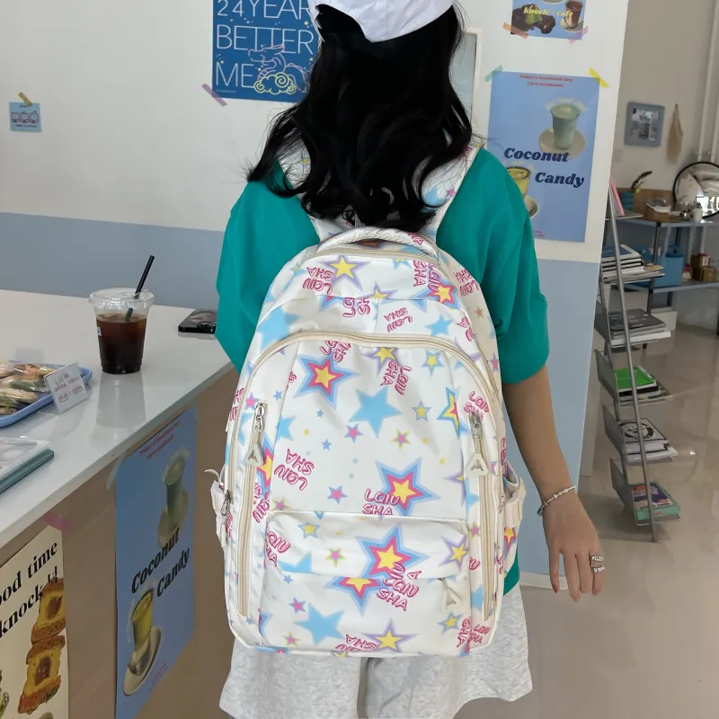 URBAN FOREST Nylon Backpack Regular Unisex Multicolor-2