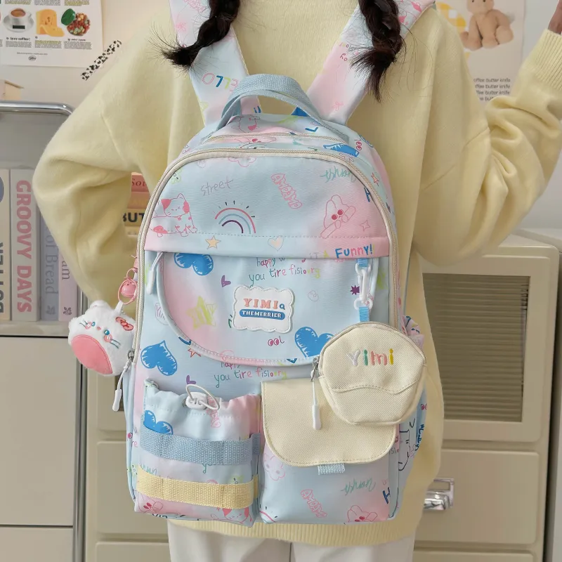 URBAN FOREST Nylon Backpack Women's Multicolor-17