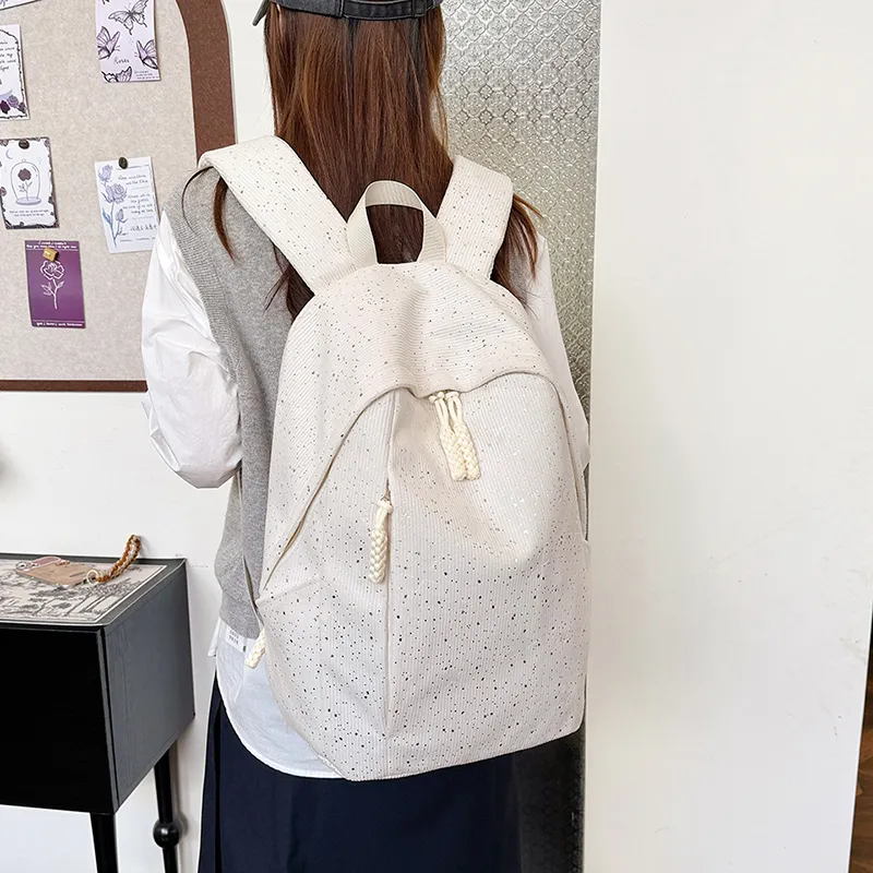 URBAN FOREST Corduroy Backpack Regular Unisex Multicolor-2