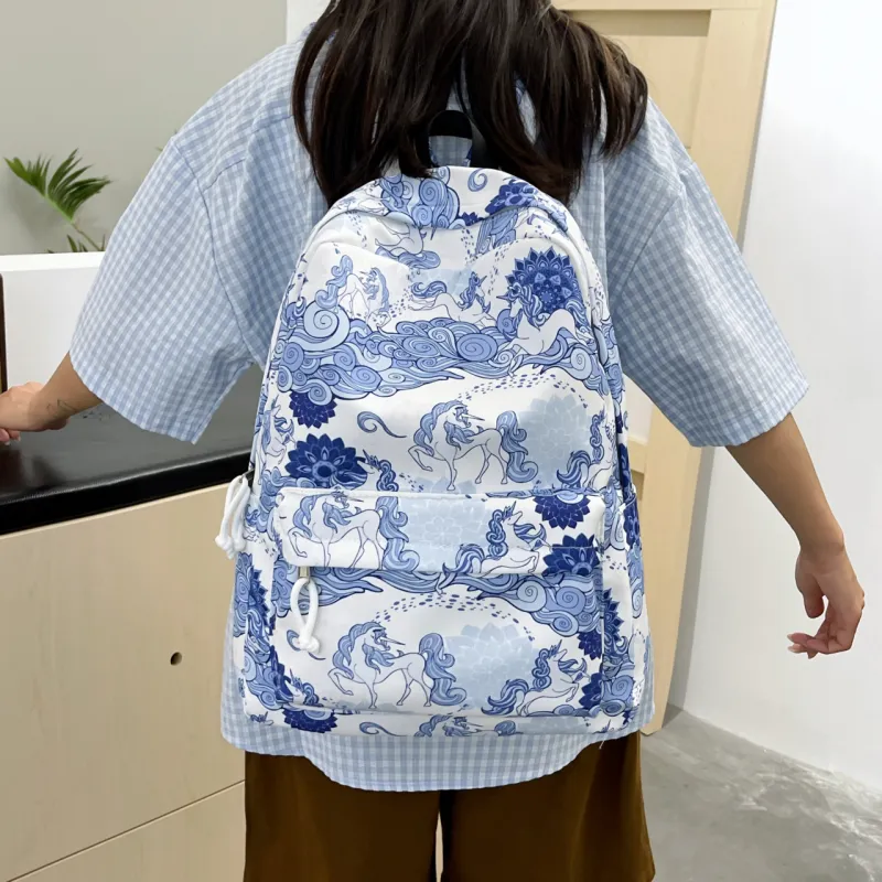 URBAN FOREST Nylon Backpack Regular Unisex Multicolor-22