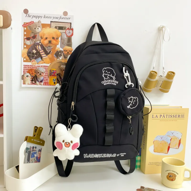 URBAN FOREST Composite Cloth Backpack Unisex Multicolor-9