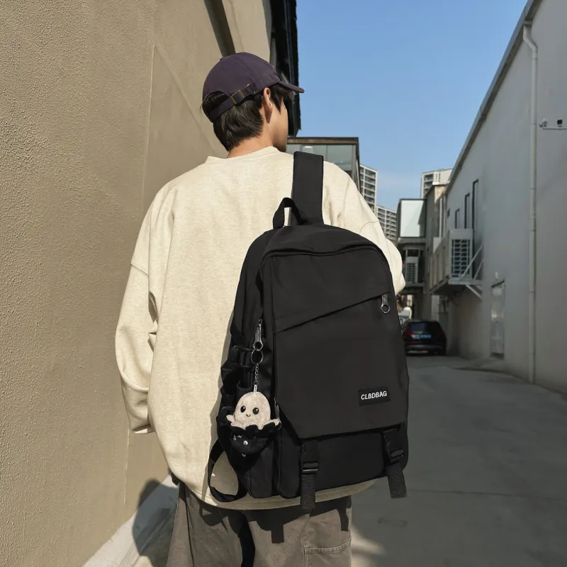 URBAN FOREST PU Backpack Regular Unisex Gray/Black/Red/Green-5