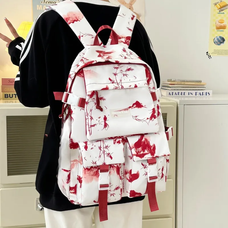 URBAN FOREST Nylon Backpack Unisex Multicolor-1