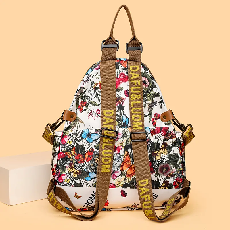 URBAN FOREST Nylon Backpack Regular Women's White-6