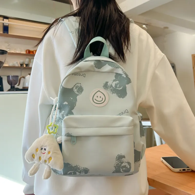 URBAN FOREST Nylon Fabric Backpack Women's Multicolor-12