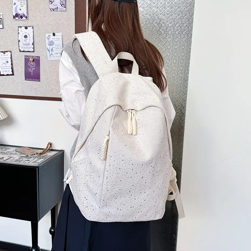 URBAN FOREST Corduroy Backpack Regular Unisex Multicolor-1
