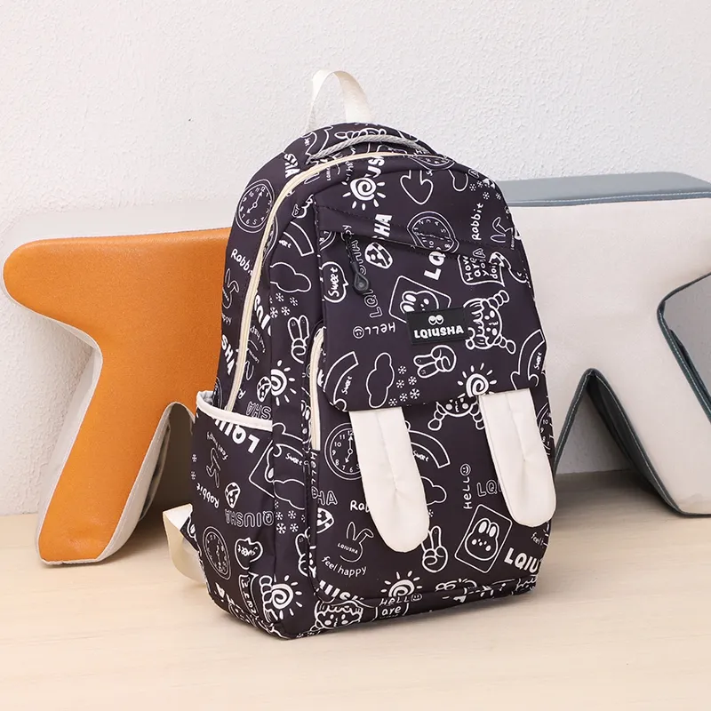 URBAN FOREST Canvas Backpack Regular Unisex Multicolor-6