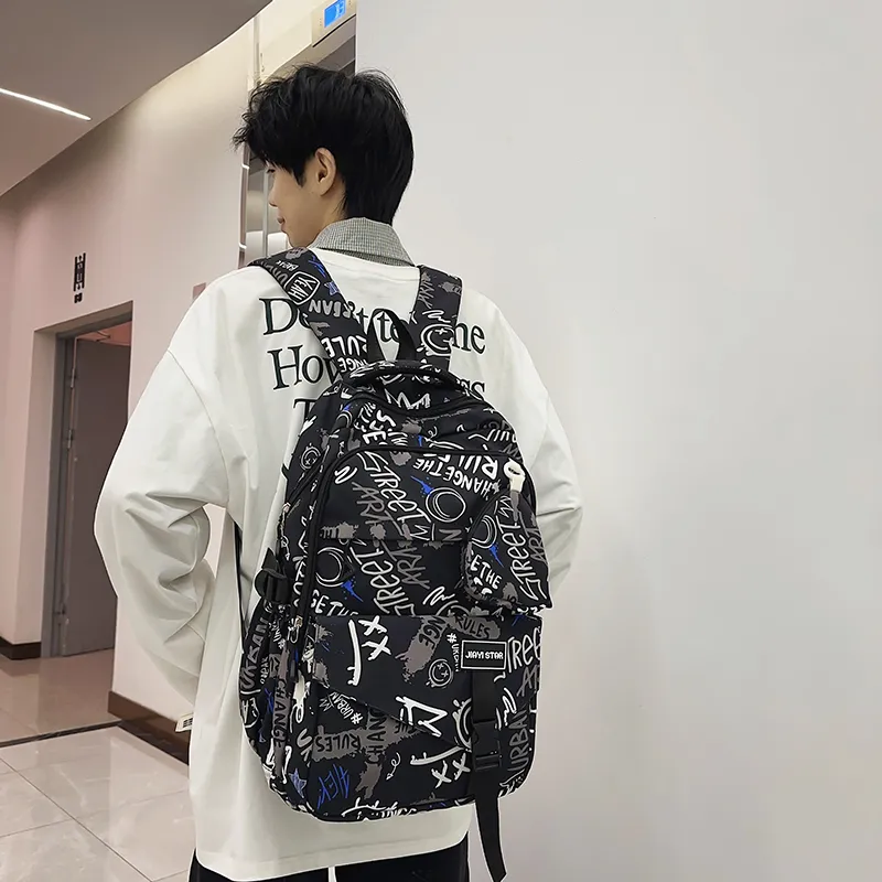 URBAN FOREST Nylon Backpack Unisex Multicolor-28