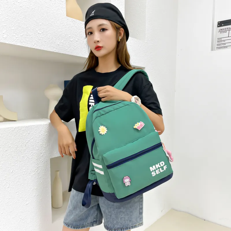 URBAN FOREST Canvas Backpack Unisex Multicolor-12