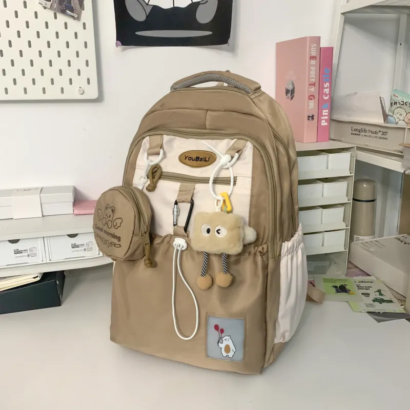 URBAN FOREST Nylon Backpack Unisex Multicolor-14