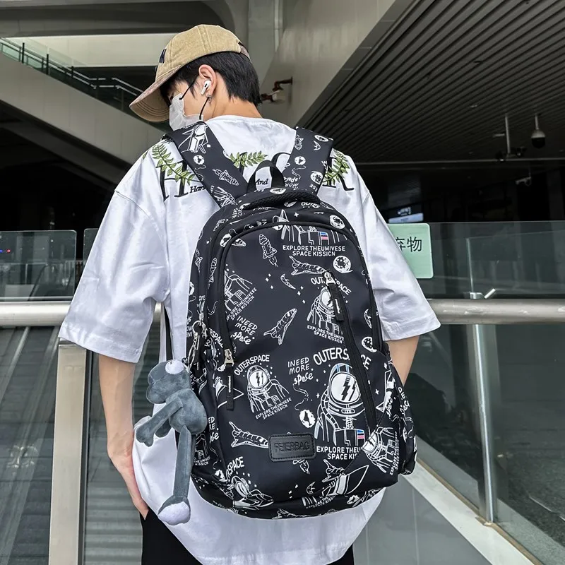 URBAN FOREST Nylon Backpack Regular Unisex Multicolor-10