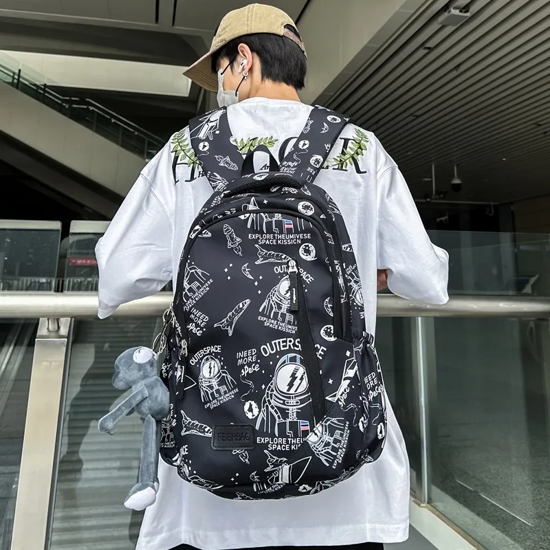 URBAN FOREST Nylon Backpack Regular Unisex Multicolor-9