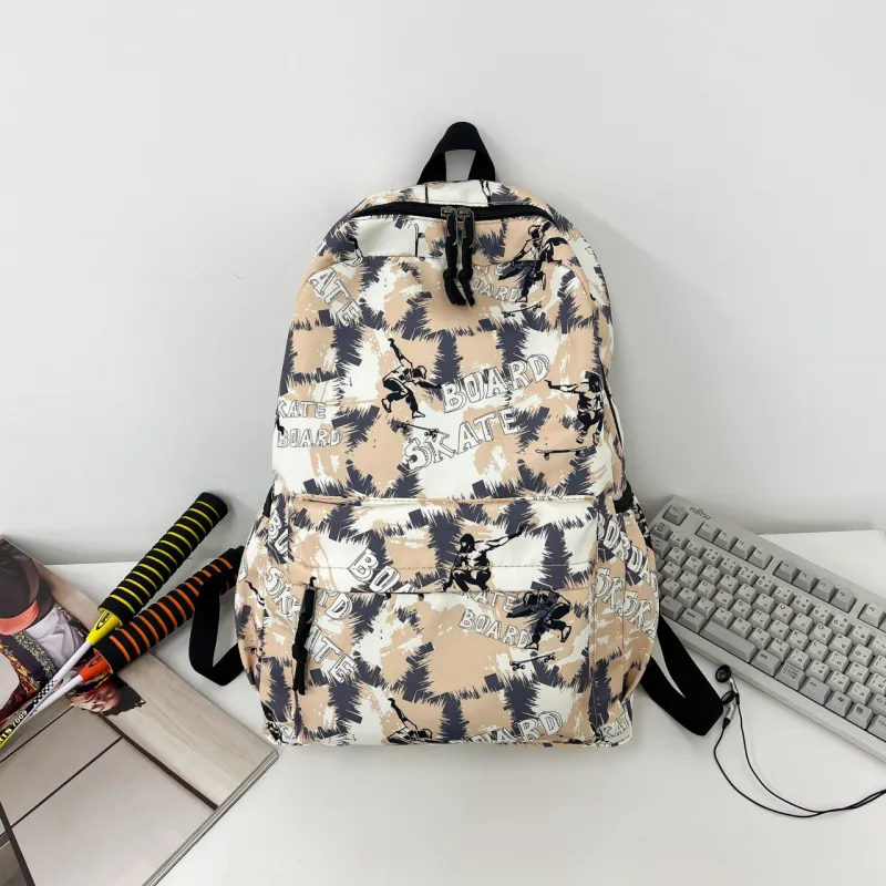 URBAN FOREST Composite Cloth Backpack Regular Unisex Multicolor-4