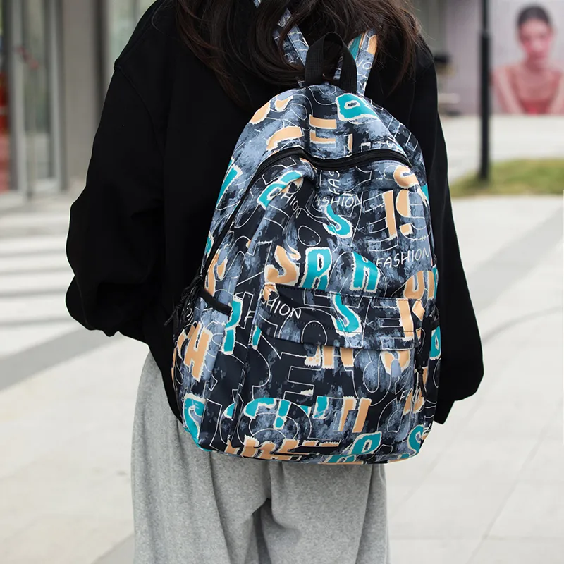 URBAN FOREST Nylon Backpack Unisex Multicolor-3