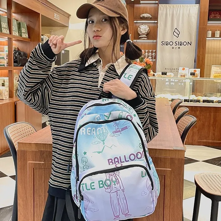 URBAN FOREST Nylon Backpack Unisex Multicolor-3