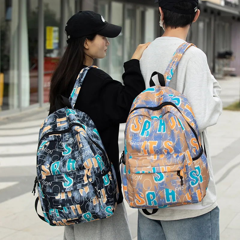 URBAN FOREST Nylon Backpack Unisex Multicolor-6