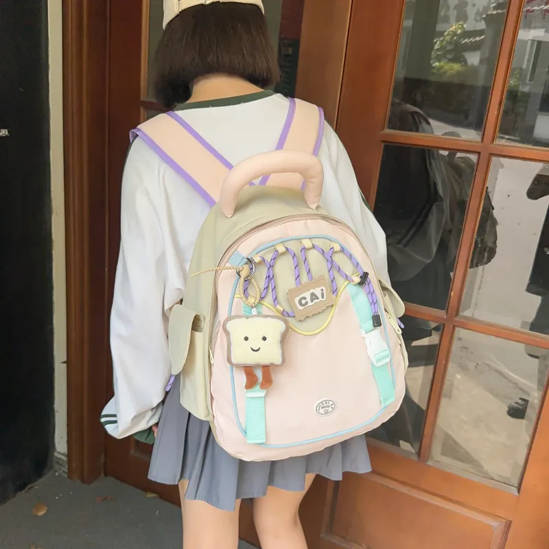 URBAN FOREST Nylon Backpack Women's Multicolor-13