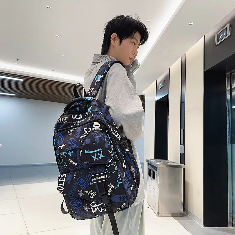 URBAN FOREST Nylon Backpack Unisex Multicolor-8