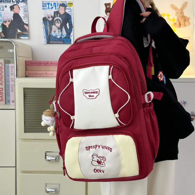 URBAN FOREST Polyester Backpack Regular Women's Multicolor-7