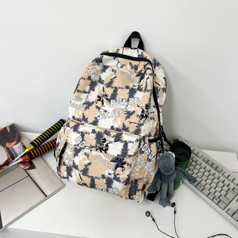 URBAN FOREST Composite Cloth Backpack Regular Unisex Multicolor-5