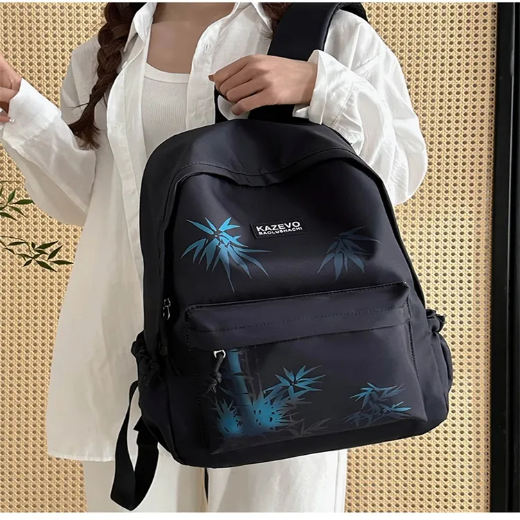 URBAN FOREST Polyester Backpack Regular Unisex White/Black-9