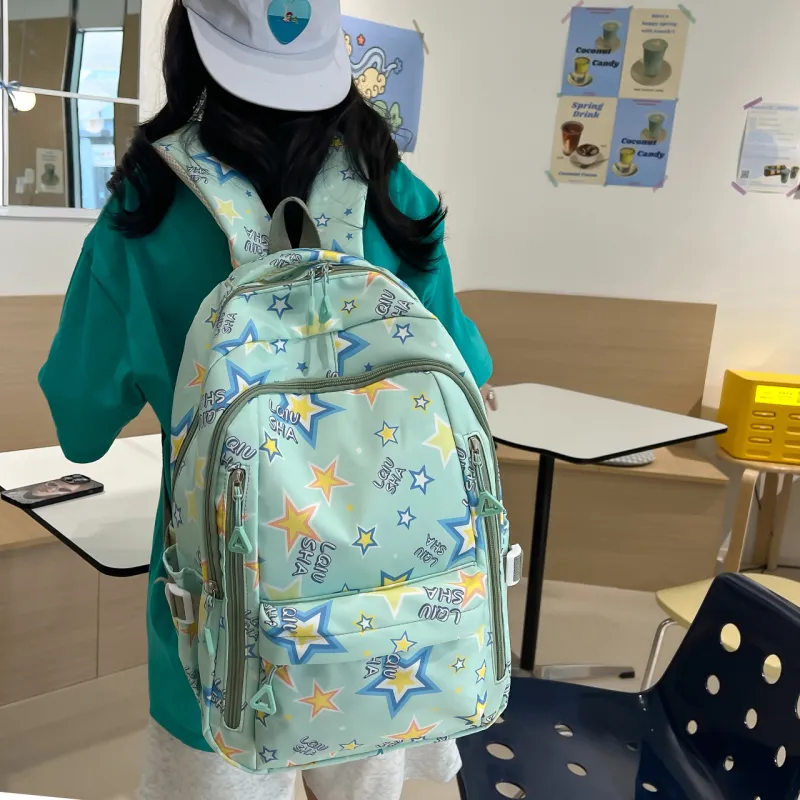 URBAN FOREST Nylon Backpack Regular Unisex Multicolor-12