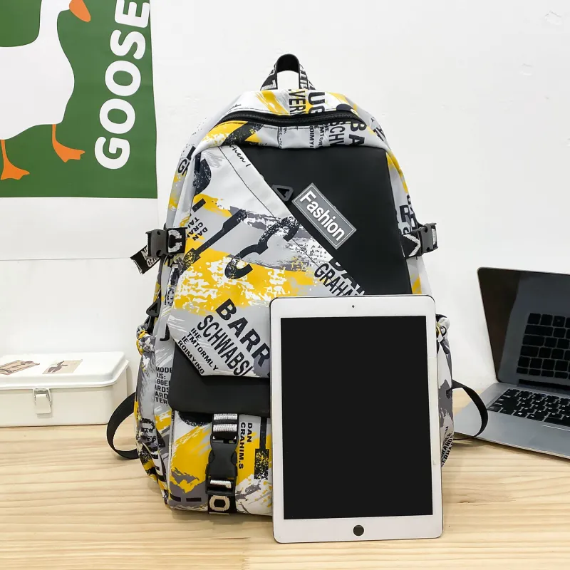 URBAN FOREST Nylon Backpack Unisex Multicolor-6