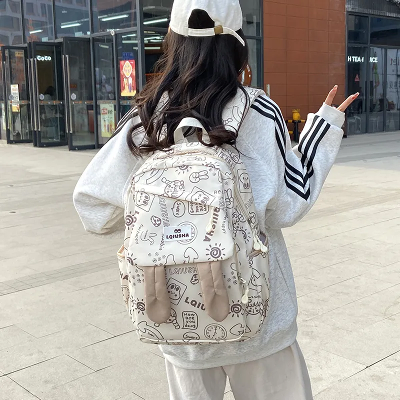 URBAN FOREST Canvas Backpack Regular Unisex Multicolor-2