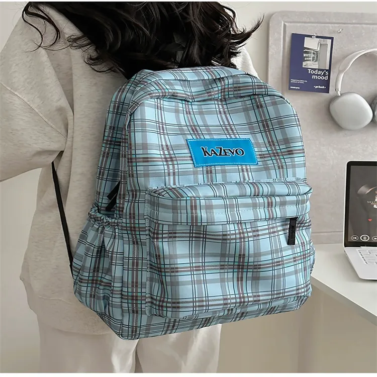 URBAN FOREST Nylon Backpack Women's Yellow/Blue/Pink-6