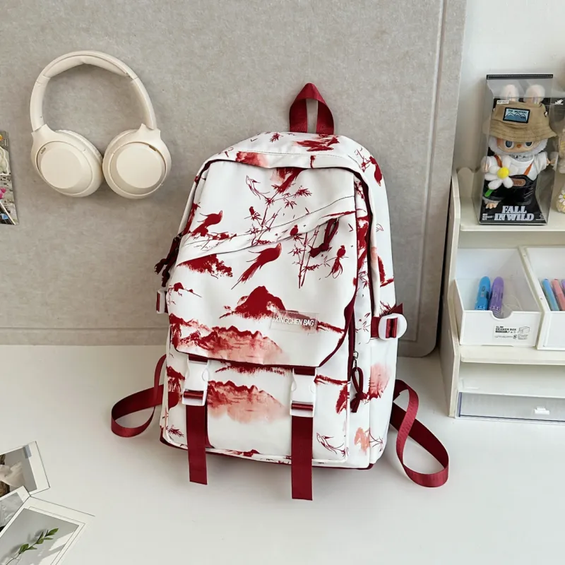 URBAN FOREST Nylon Backpack Unisex Multicolor-7