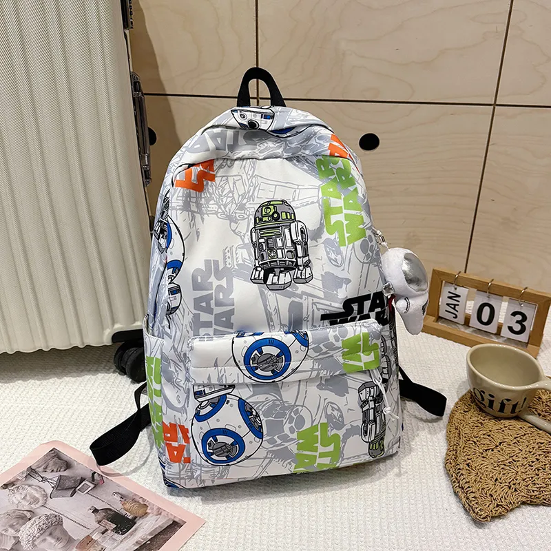 URBAN FOREST Oxford Backpack Unisex Black/Orange/Green-11