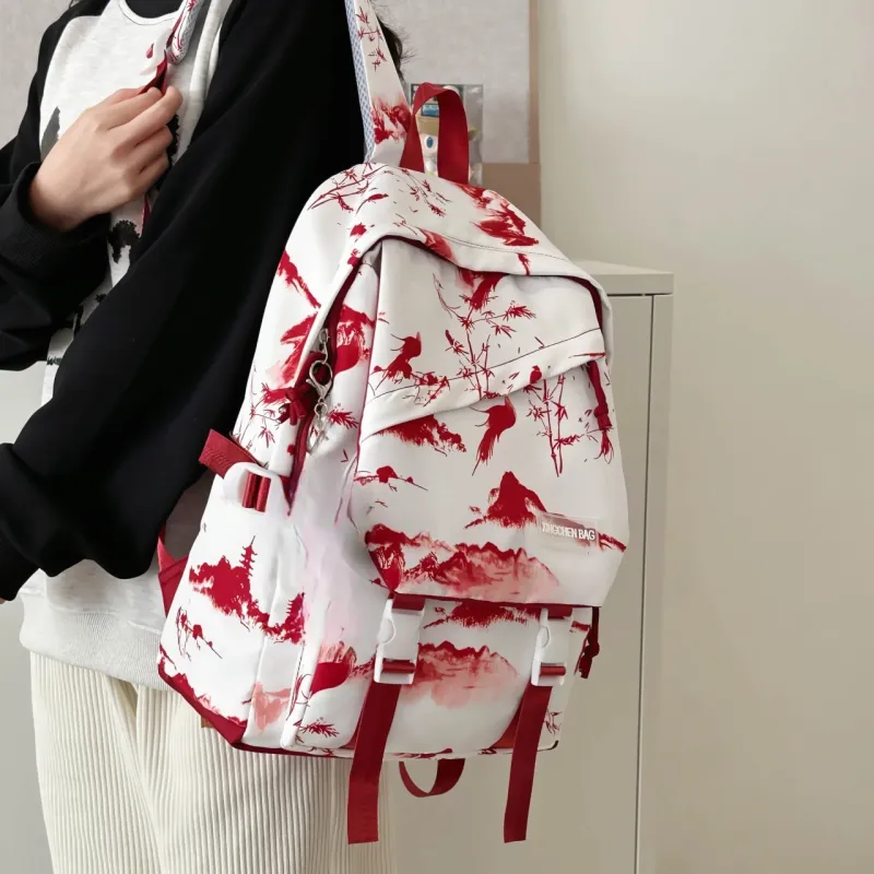 URBAN FOREST Nylon Backpack Unisex Multicolor-9
