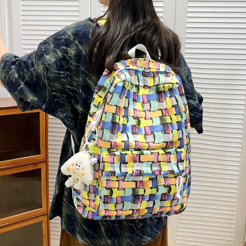 URBAN FOREST Nylon Backpack Unisex Multicolor-16