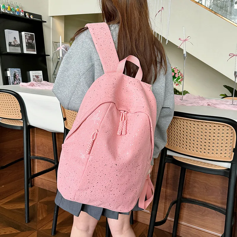 URBAN FOREST Corduroy Backpack Regular Unisex Multicolor-22