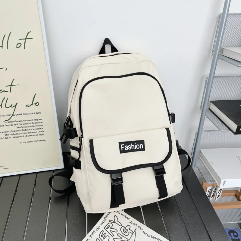 URBAN FOREST Nylon Backpack Regular Unisex White, Black, Green, Blue-4